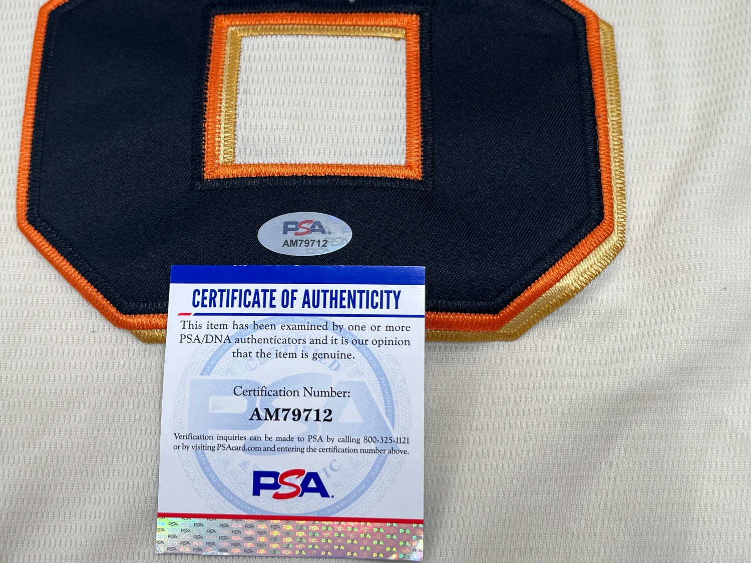 Michael Conforto Signed Giants Nike Authentic Jersey (PSA)