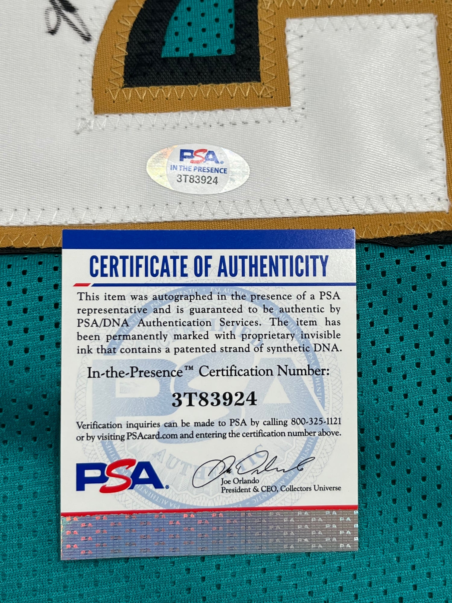 Jimmy Smith Signed Jersey (PSA)
