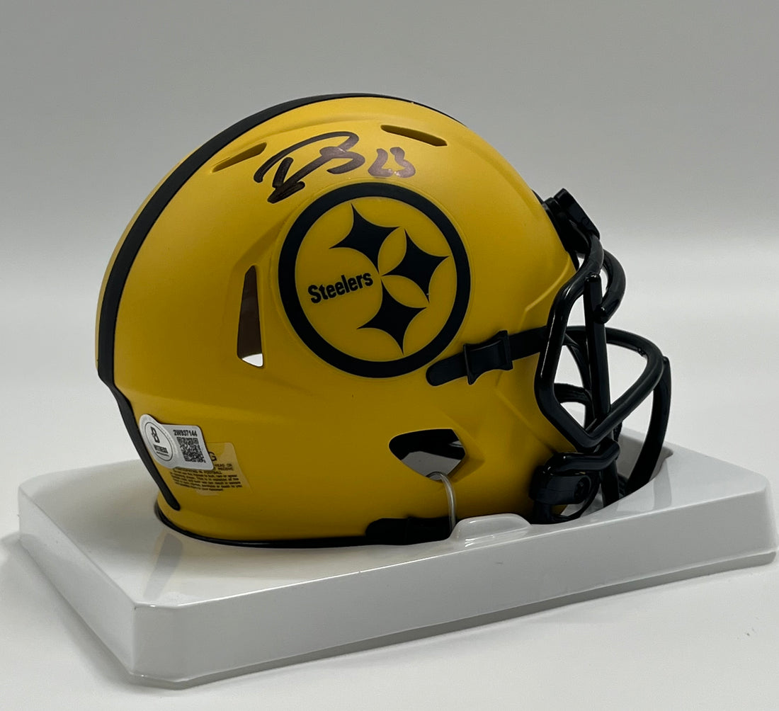 Darius Slay Signed Steelers Rave Alternate Speed Mini Helmet (Beckett)
