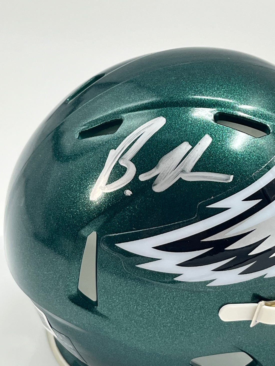 Brandon Graham Signed Eagles Speed Mini Helmet (Beckett)
