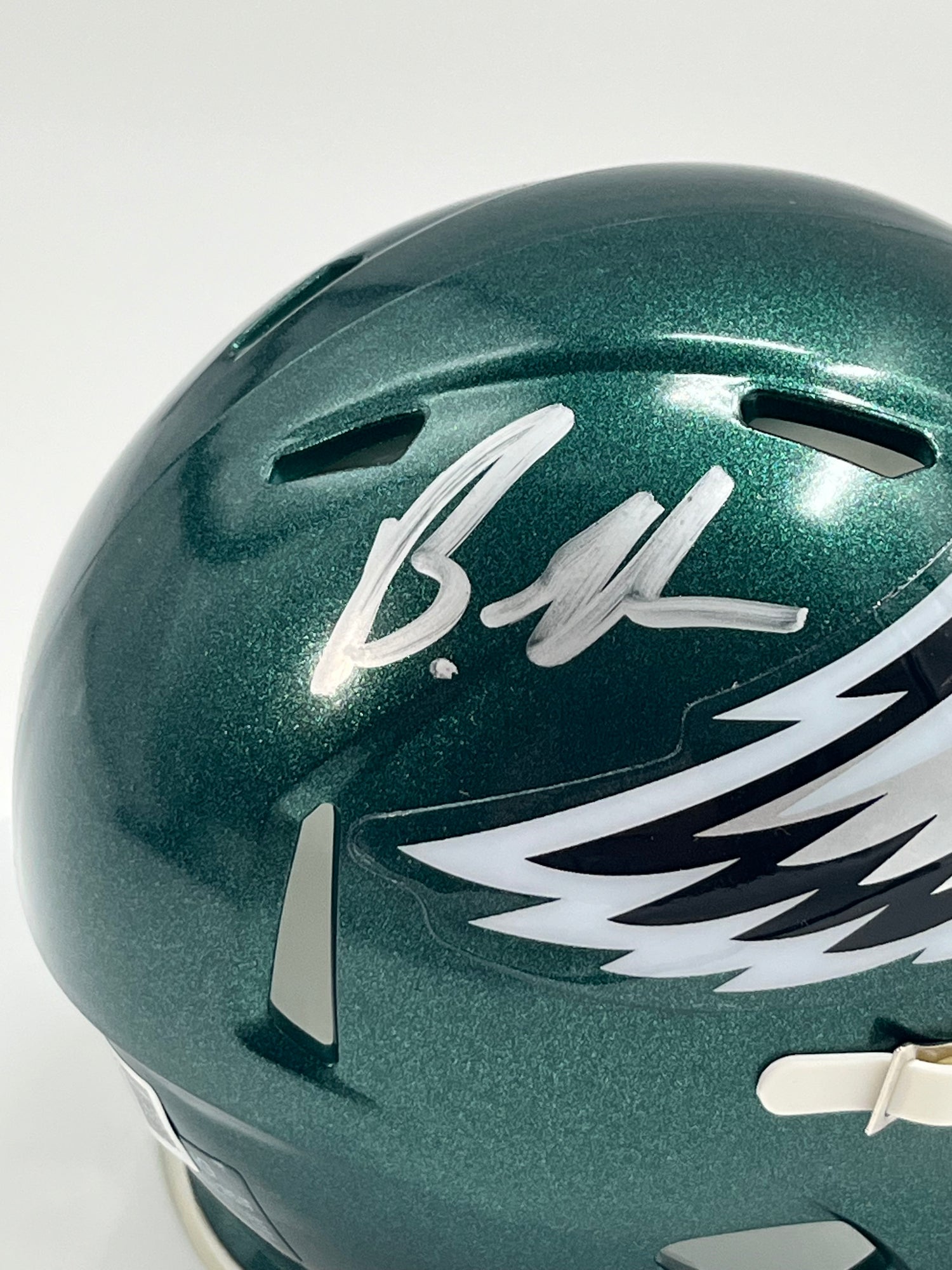 Brandon Graham Signed Eagles Speed Mini Helmet (Beckett)