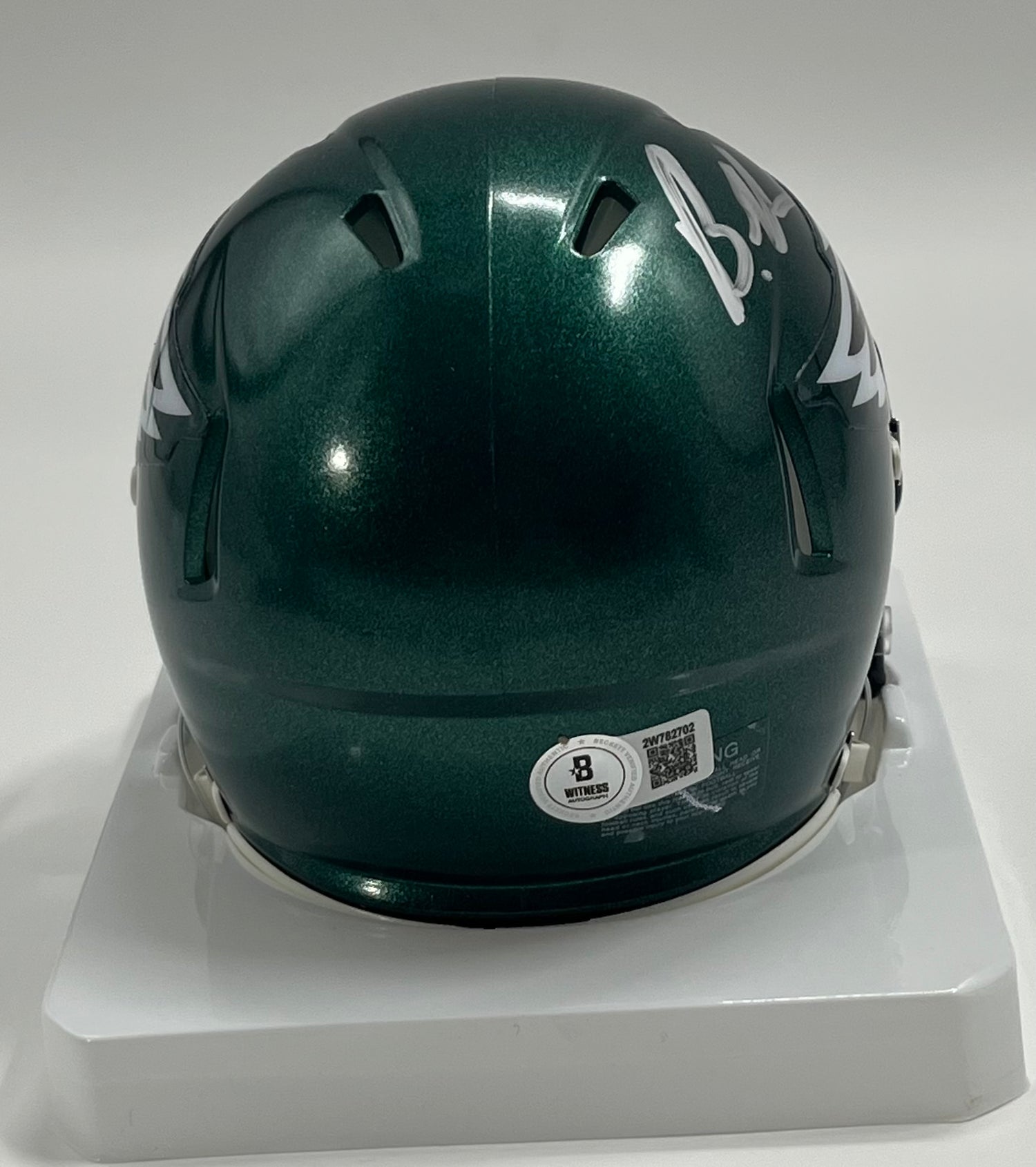 Brandon Graham Signed Eagles Speed Mini Helmet (Beckett)