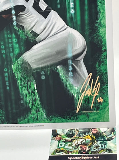 Spector Sports Art - Saquon Barkley -       &quot;The One&quot;