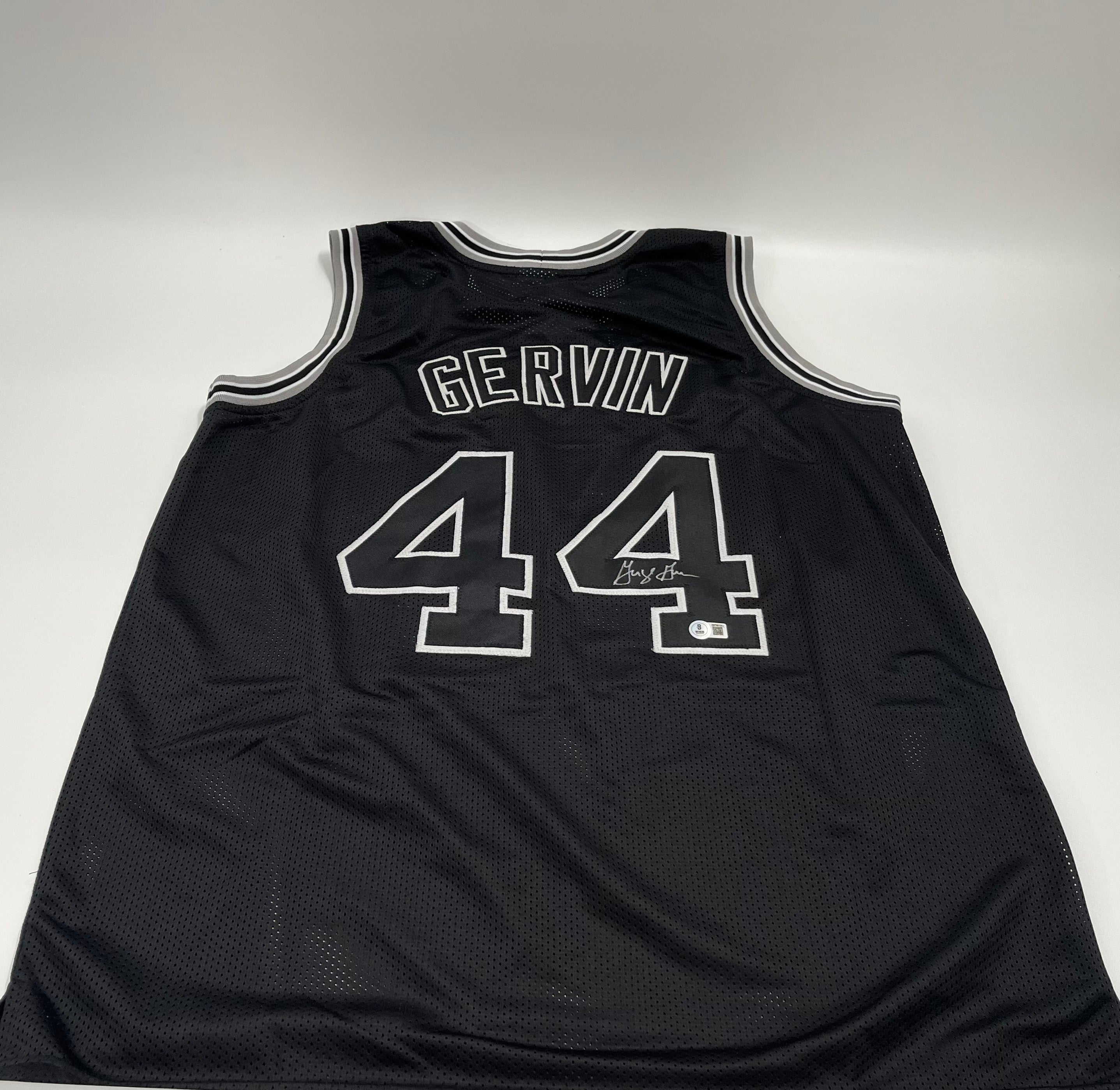 George Gervin Signed Custom Jersey (Beckett)