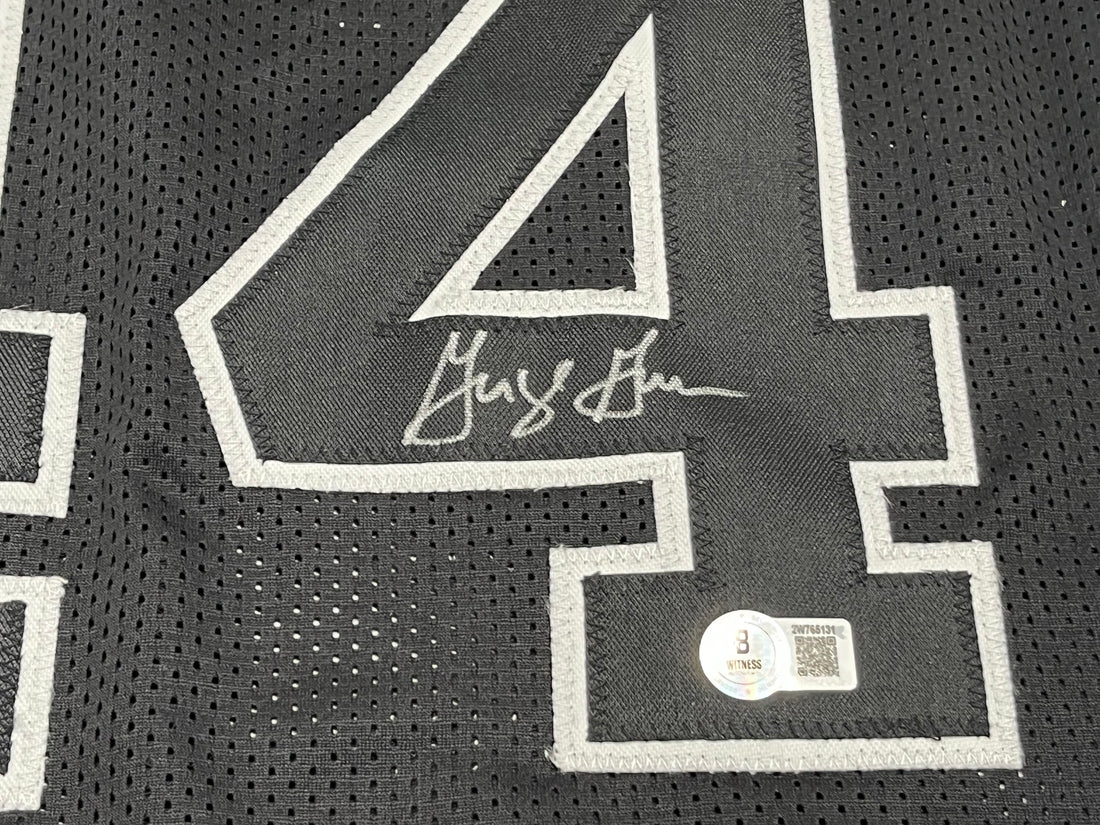 George Gervin Signed Custom Jersey (Beckett)