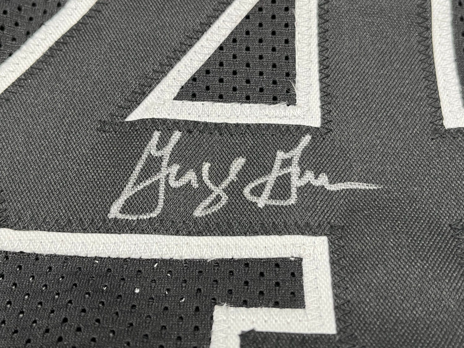 George Gervin Signed Custom Jersey (Beckett)