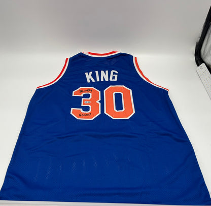 Bernard King Signed Custom Jersey Inscribed &quot;HOF 2013&quot; (Beckett)