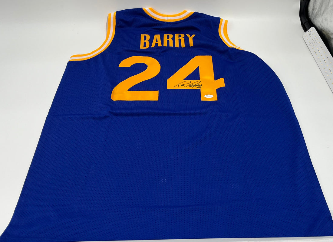 Rick Barry Signed Custom Jersey (JSA)