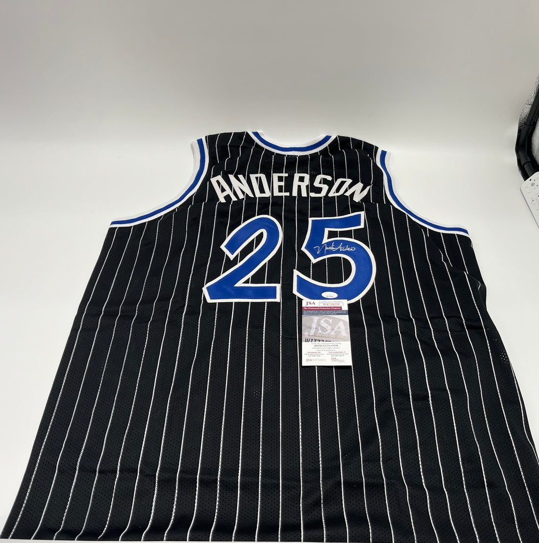 Nick Anderson Signed Custom Jersey (JSA)