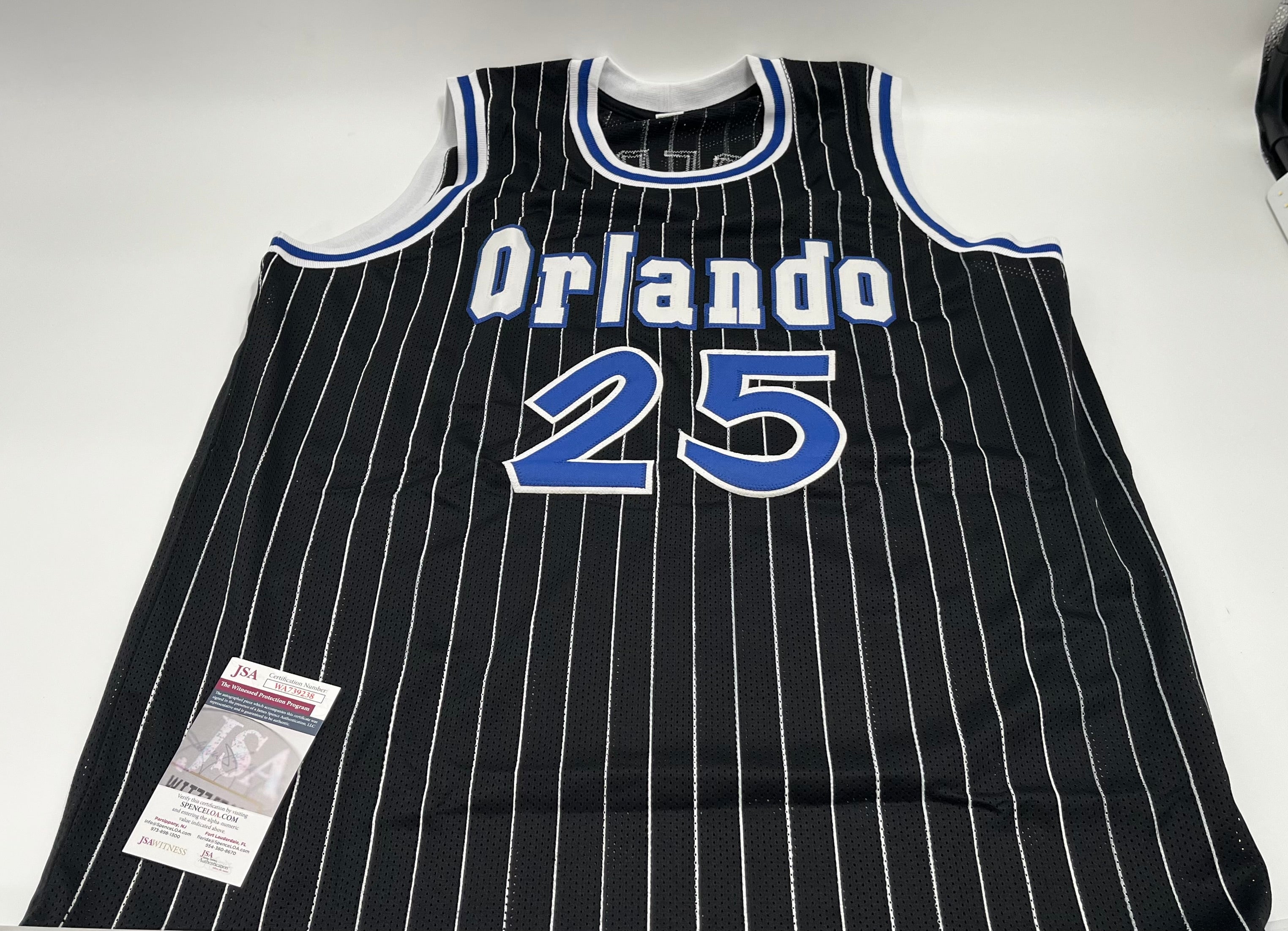 Nick Anderson Signed Custom Jersey (JSA)