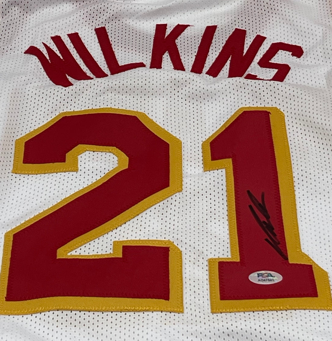 Dominique Wilkins Signed Custom Jersey (PSA)