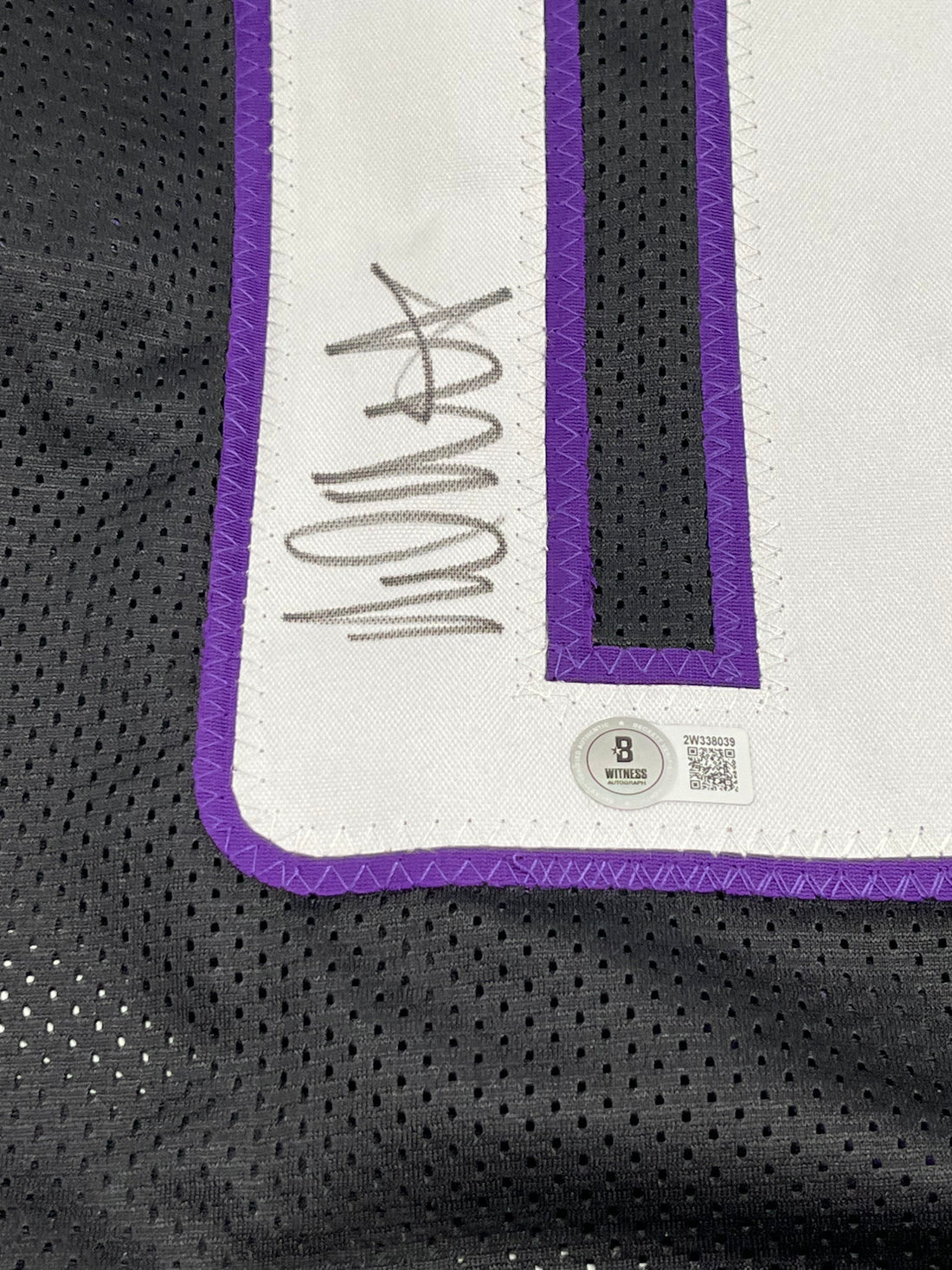 Malik Monk Signed Custom Jersey (Beckett)