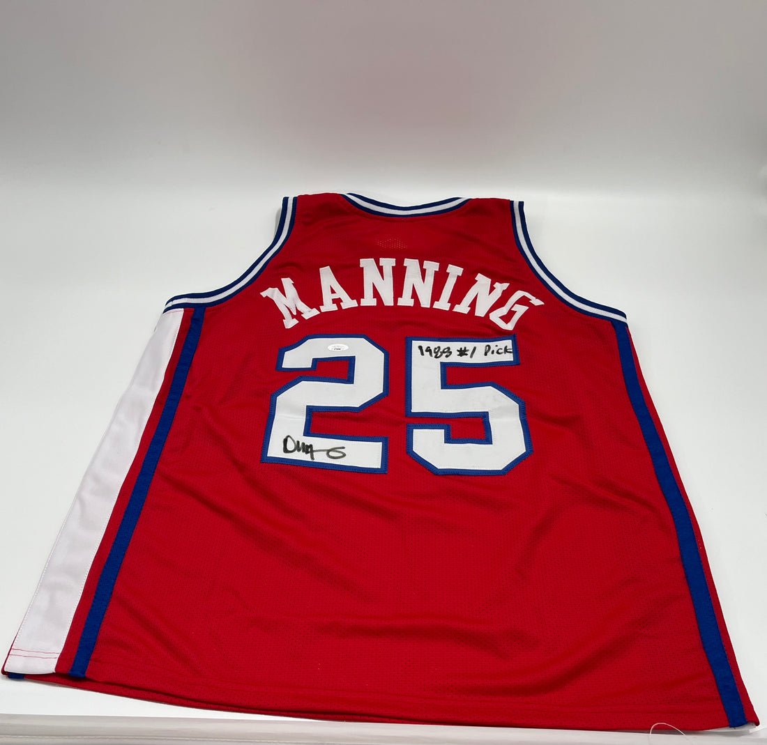 Danny Manning Signed Custom Jersey Inscribed &quot;1988 