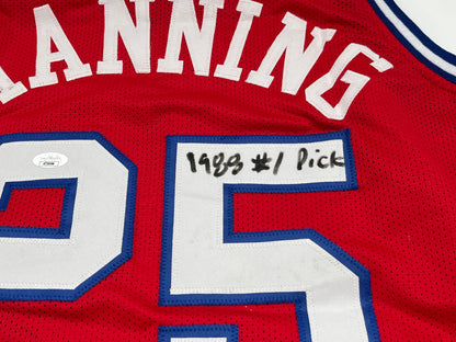 Danny Manning Signed Custom Jersey Inscribed &quot;1988 