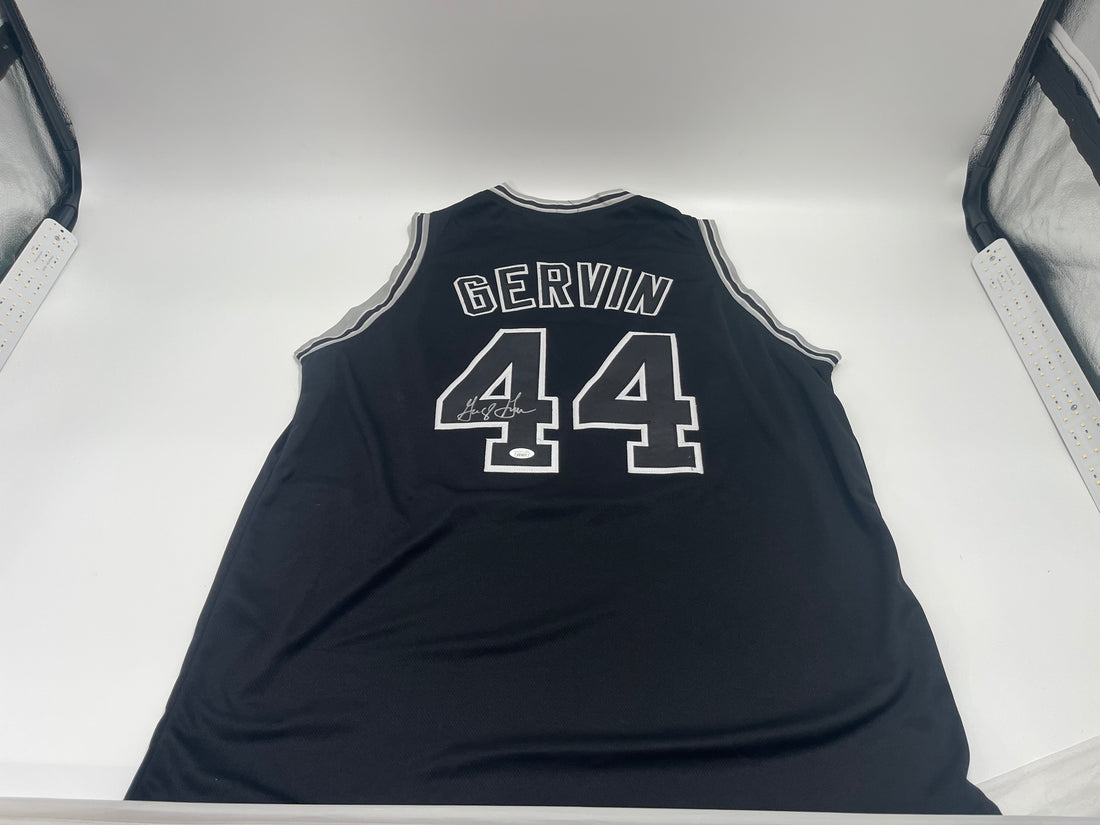 George Gervin Signed Custom Jersey (JSA)