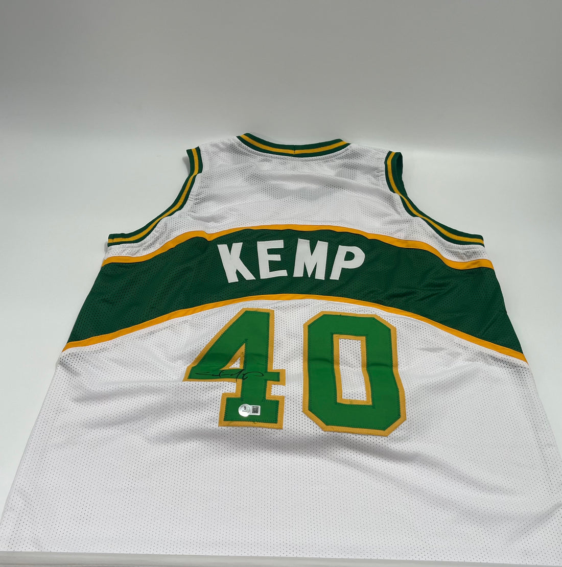 Shawn Kemp Signed Custom Jersey (Beckett)