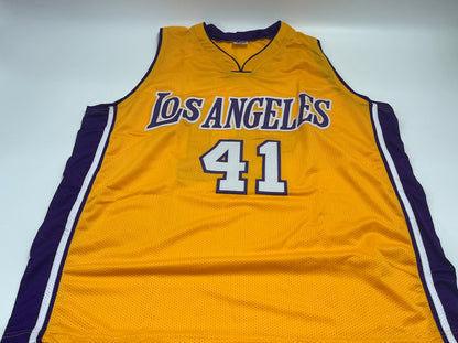 Glen Rice Signed Custom Jersey Inscribed &quot;2000 Champs&quot; (Beckett)