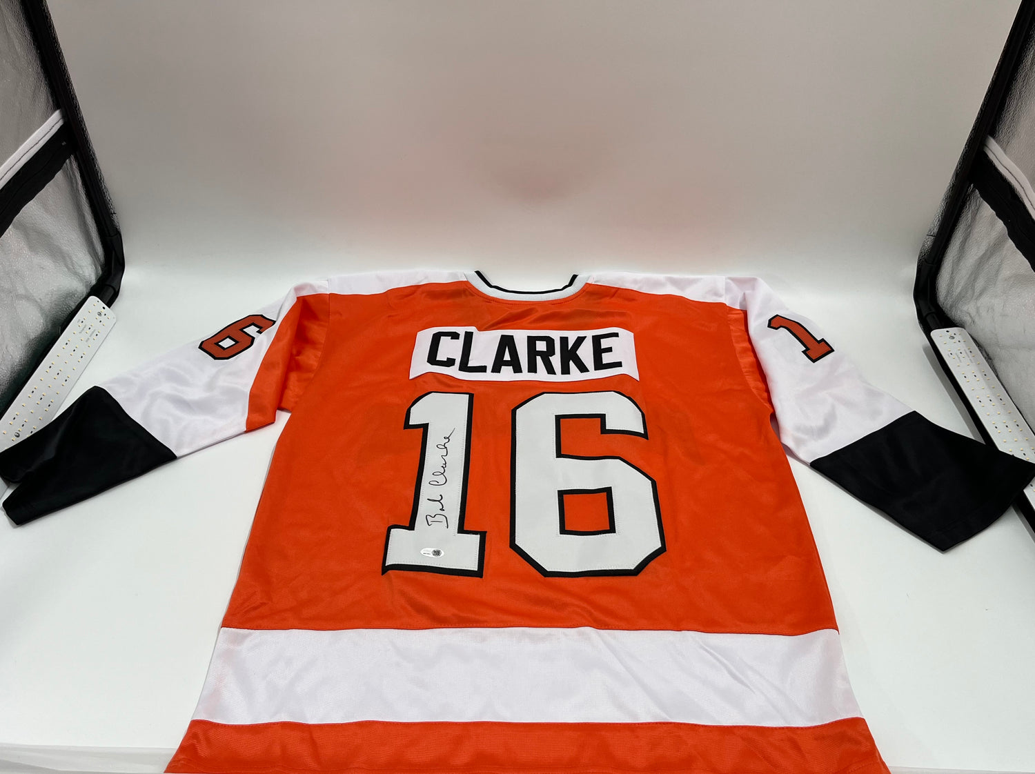 Bobby Clarke Signed Custom Jersey (JSA)