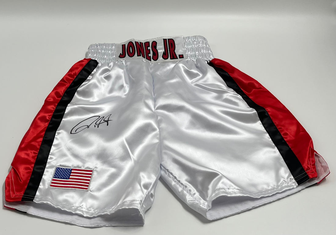 Roy Jones Jr. Signed Boxing Trunks (Beckett)
