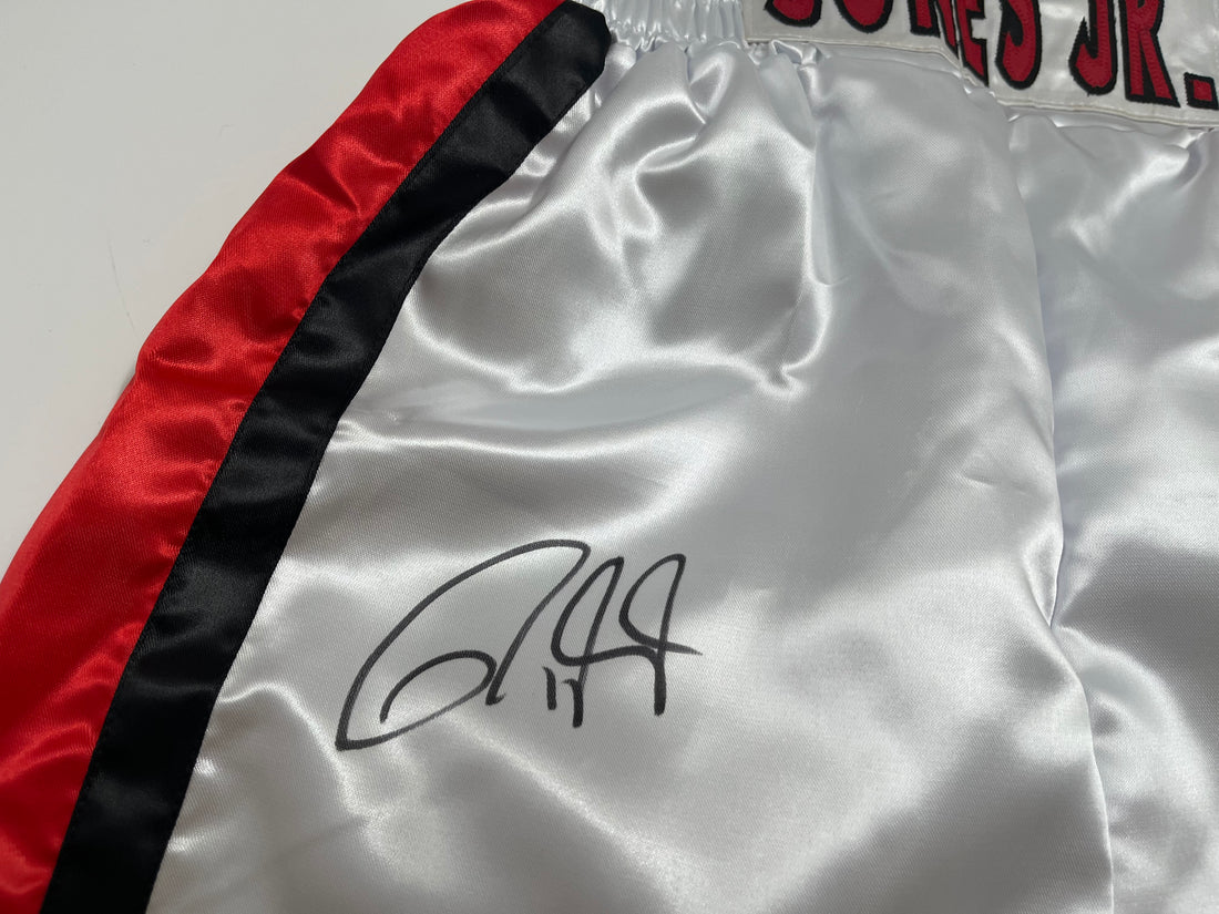 Roy Jones Jr. Signed Boxing Trunks (Beckett)