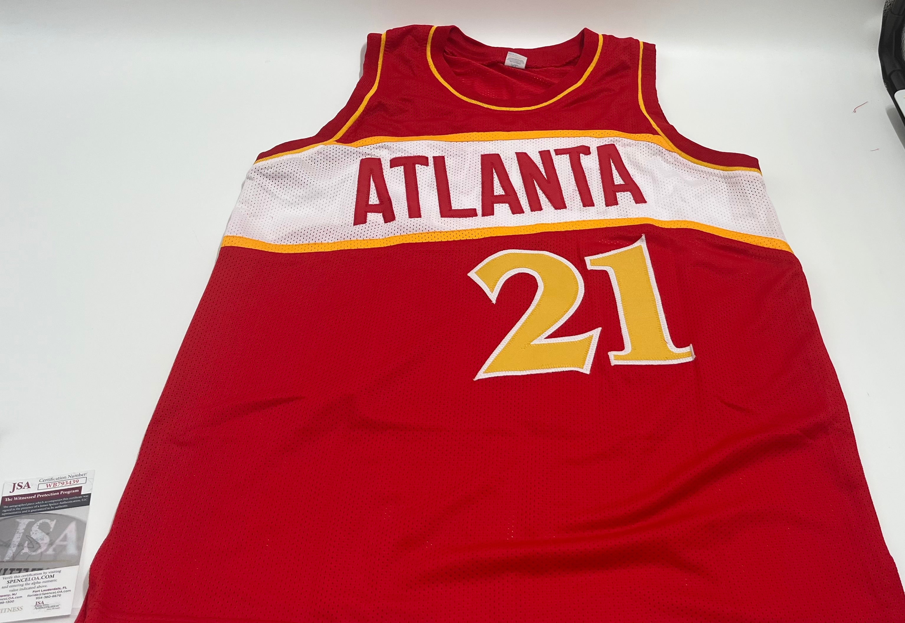 Dominique Wilkins Signed Jersey (PSA)