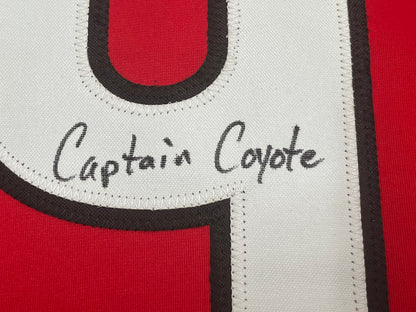Shane Doan Signed Custom Jersey Inscribed &quot;Captain Coyote&quot; (Beckett)