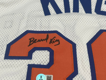 Bernard King Signed Custom Jersey Inscribed &quot;HOF 2013&quot; (Beckett)