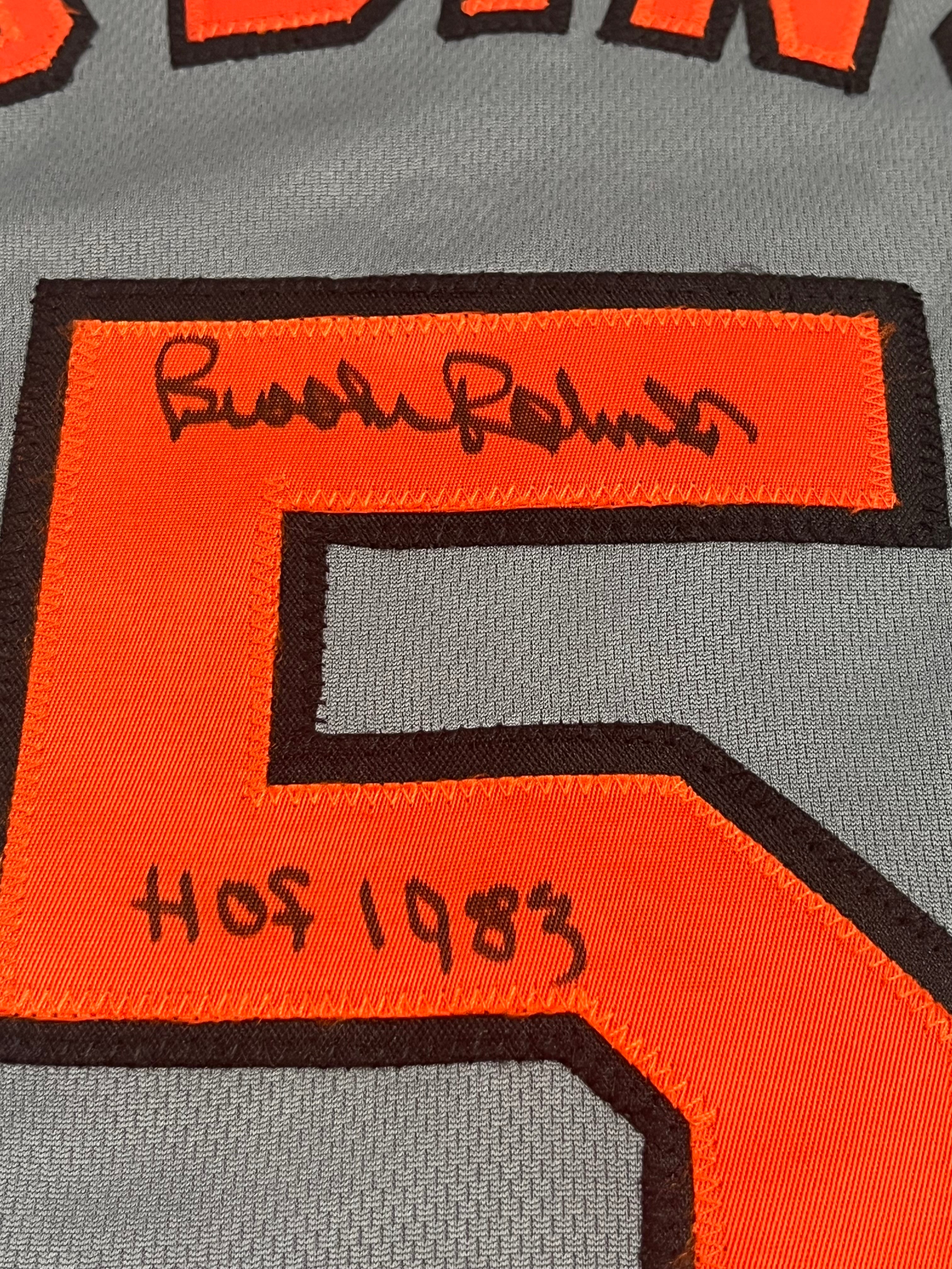 Brooks Robinson Signed Jersey Inscribed &quot;HOF 1983&quot; (JSA)