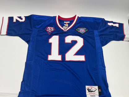 Jim Kelly Signed Bills Mitchell &amp; Ness Jersey (Fanatics)