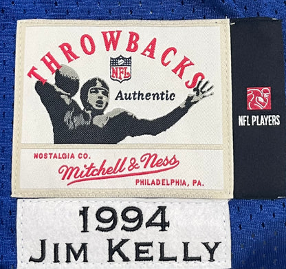 Jim Kelly Signed Bills Mitchell &amp; Ness Jersey (Fanatics)
