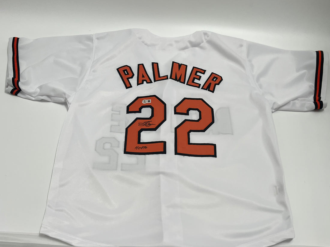 Jim Palmer Signed Jersey Inscribed &quot;HOF 90&quot; (Beckett)