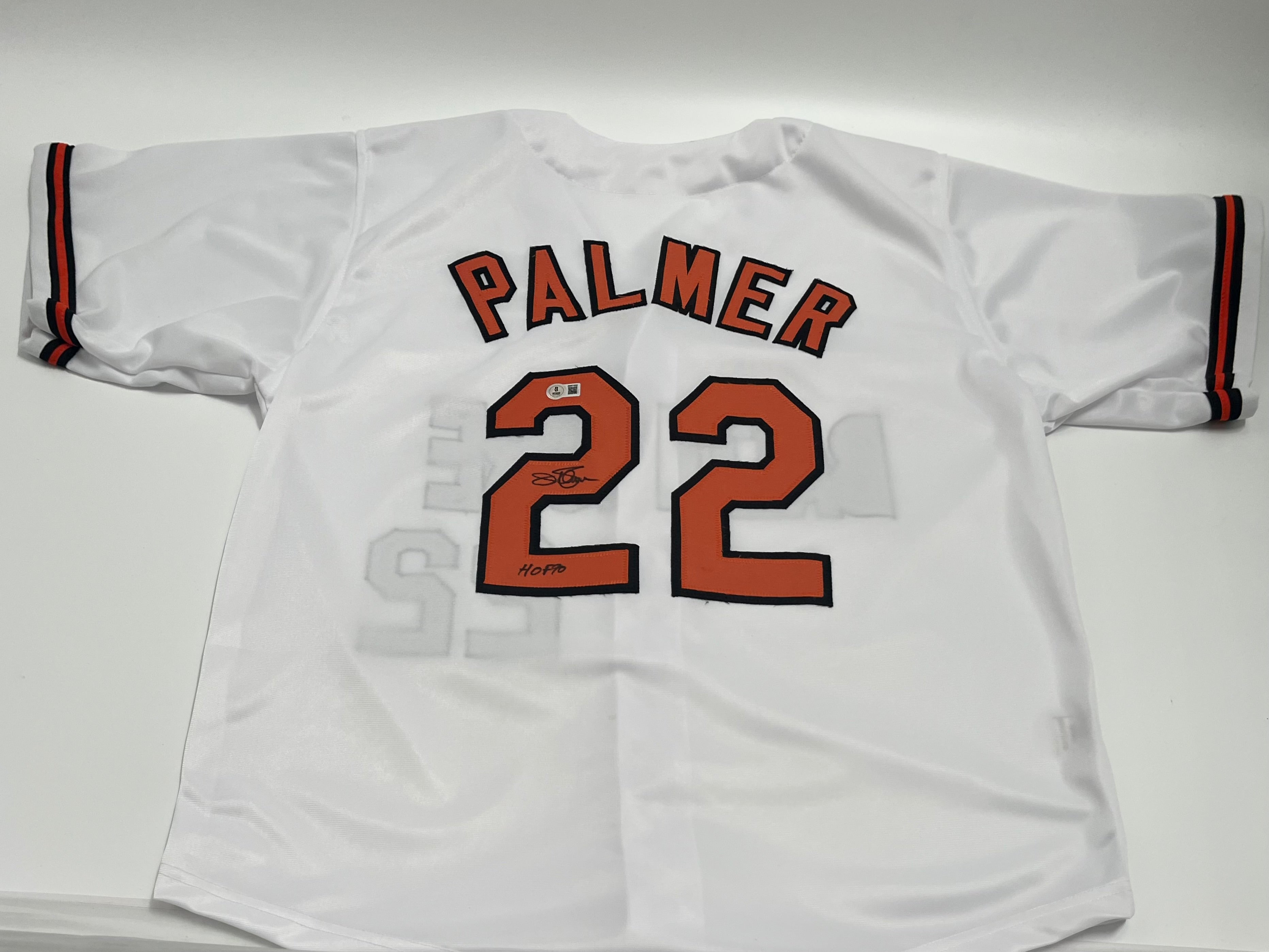Jim Palmer Signed Jersey Inscribed &quot;HOF 90&quot; (Beckett)