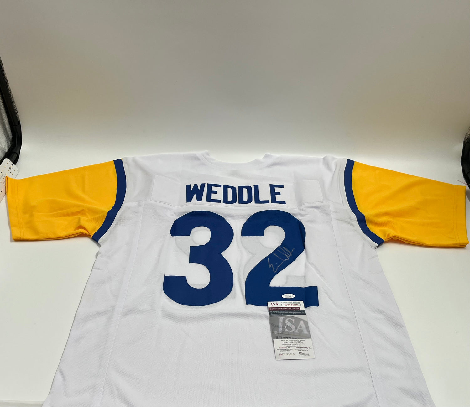 Eric Weddle Signed Custom Jersey (JSA)
