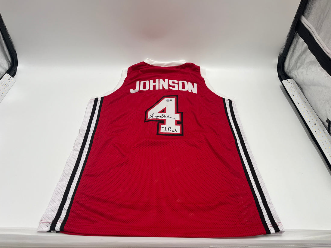 Larry Johnson Signed Jersey Inscribed &quot;