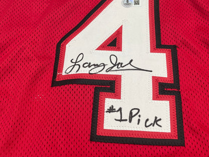 Larry Johnson Signed Jersey Inscribed &quot;