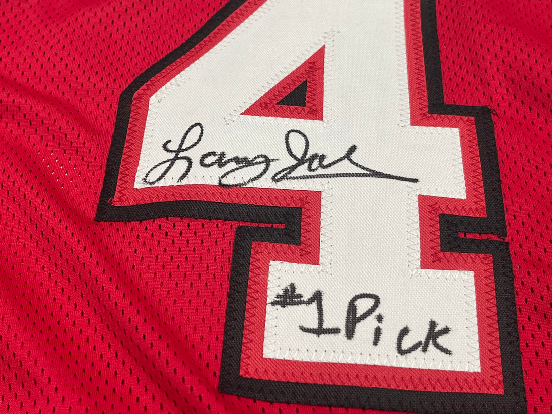 Larry Johnson Signed Jersey Inscribed &quot;