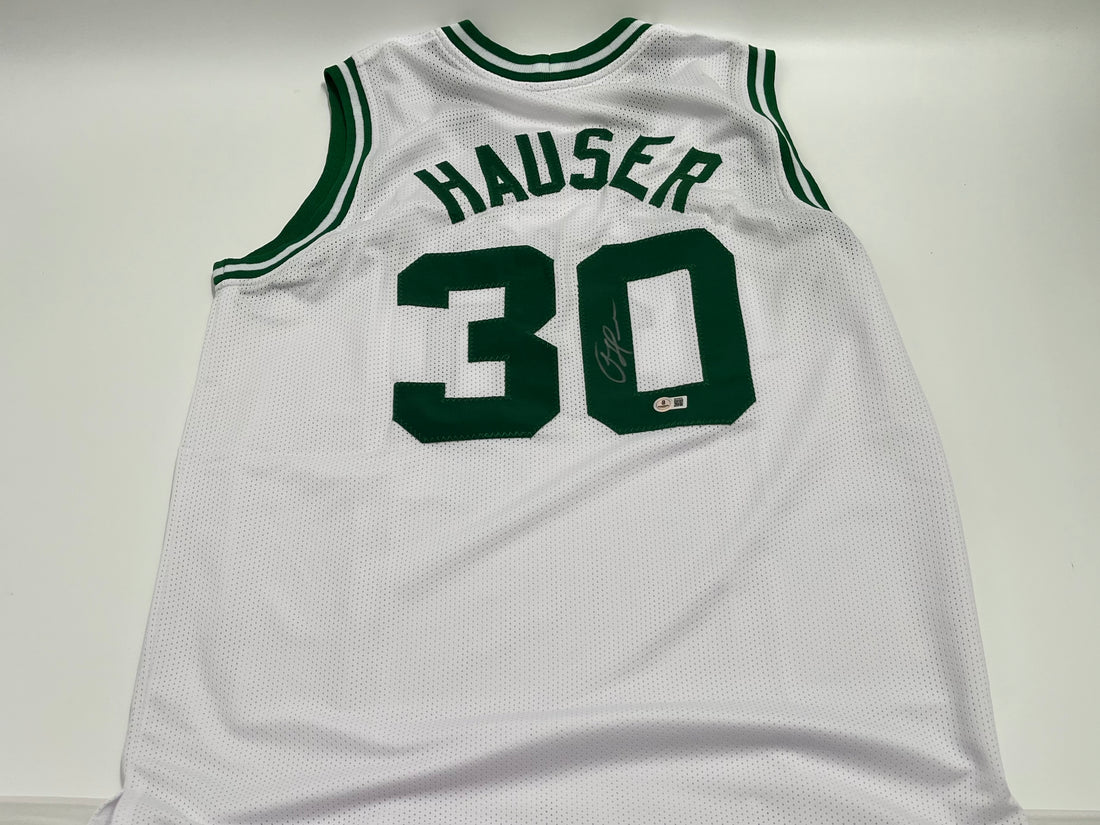 Sam Hauser Signed Custom Jersey (Beckett)