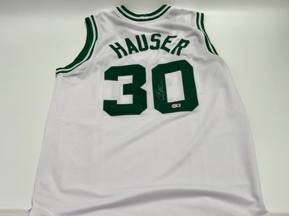 Sam Hauser Signed Custom Jersey (Beckett)