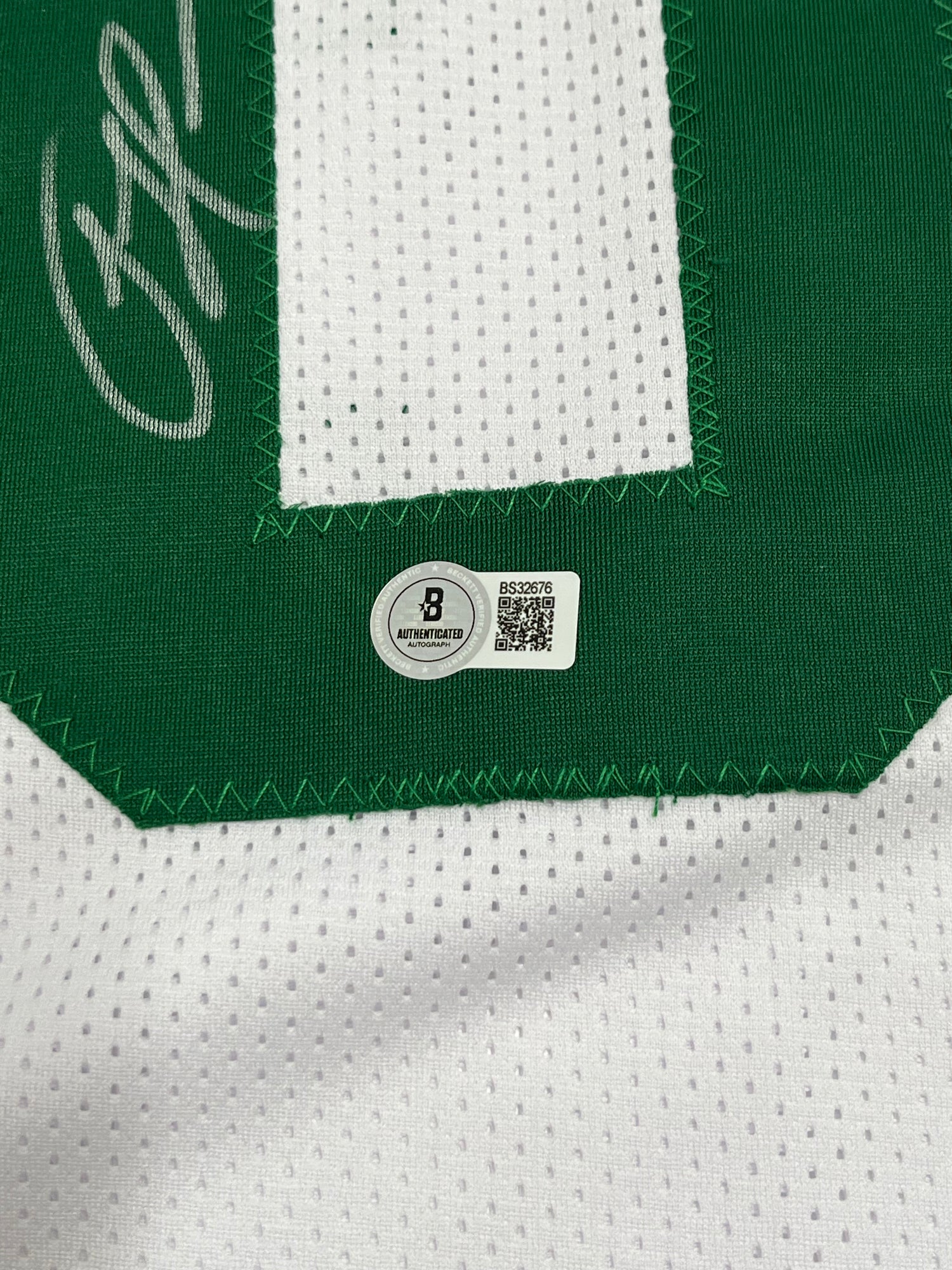 Sam Hauser Signed Custom Jersey (Beckett)