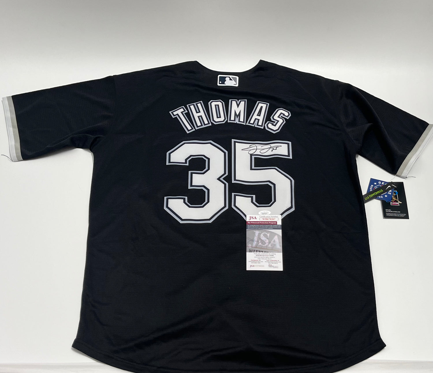 Frank Thomas Signed White Sox Nike Authentic Jersey (JSA)