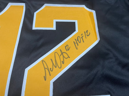 Adam Oates Signed Custom Jersey &quot;HOF 12&quot; (JSA)