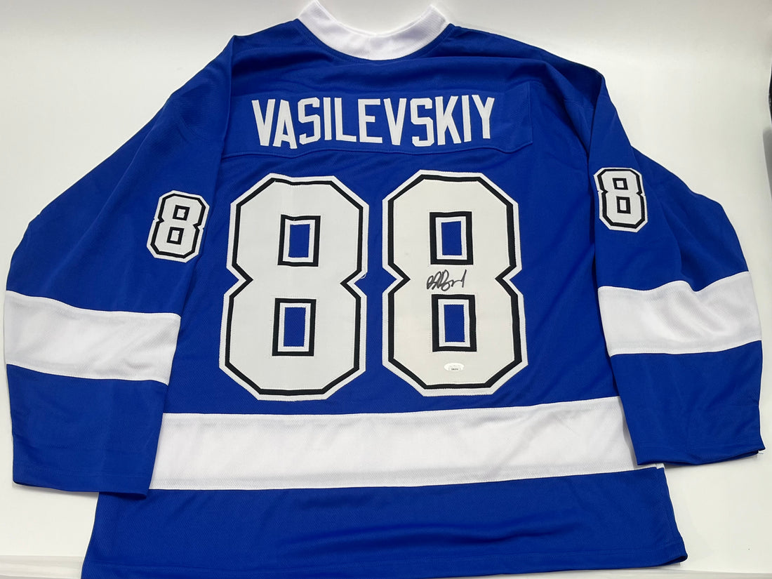 Andrei Vasilevskiy Signed Custom Jersey (JSA)