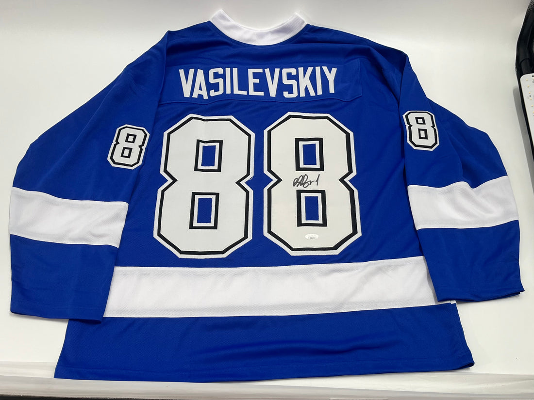 Andrei Vasilevskiy Signed Custom Jersey (JSA)