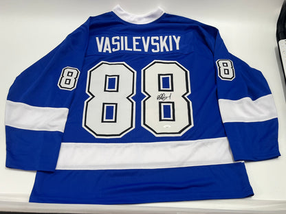 Andrei Vasilevskiy Signed Custom Jersey (JSA)