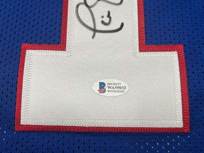 Phil Simms Signed Custom Jersey Inscribed &quot;S.B. XXI M.V.P.&quot; (Beckett)