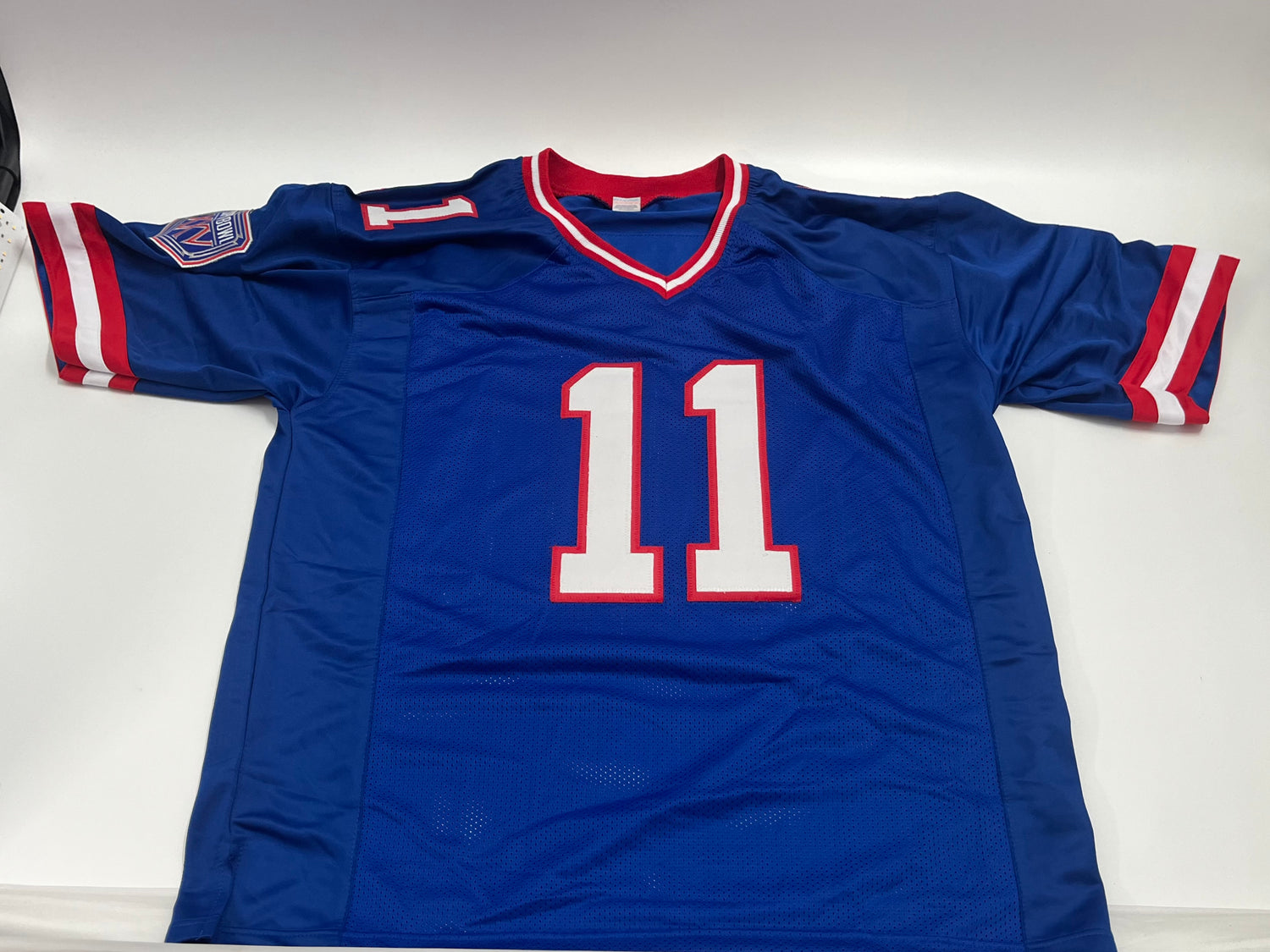 Phil Simms Signed Custom Jersey Inscribed &quot;S.B. XXI M.V.P.&quot; (Beckett)