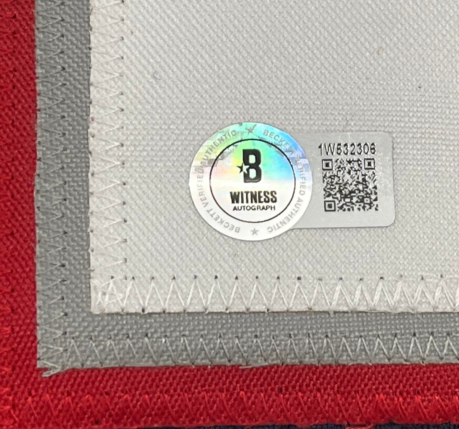 Tedy Bruschi Signed Custom Jersey (Beckett)