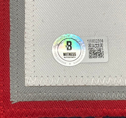 Tedy Bruschi Signed Custom Jersey (Beckett)