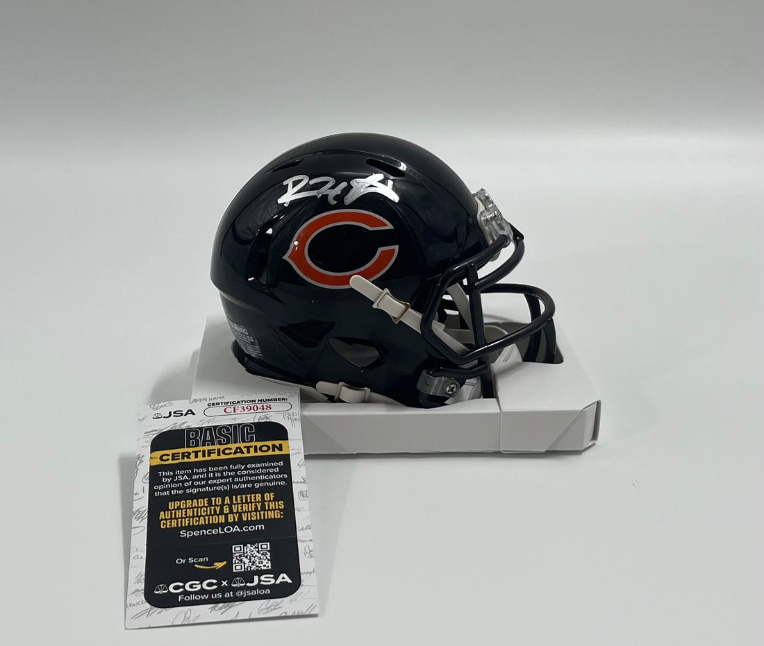 Devin Hester Signed Bears Speed Mini Helmet (JSA)