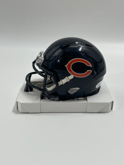 Devin Hester Signed Bears Speed Mini Helmet (JSA)
